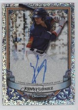 2024 Bowman Sterling Prospect Speckle Refractor 48/99 Kenni Gomez Auto 1b3