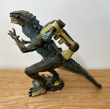 Figura de acción y bateador pesado Godzilla 14" Toy Biz Battle 1998 de colección probada/funcionando
