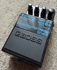 Boss SDE-3 Digital Delay Guitar Effects Pedal Used Classic SDE-3000 Sound