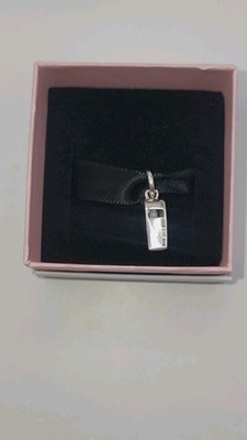 New PANDORA 925 Ale Silver Referee Whistle Dangle Charm 794713C01 w/ Box E47