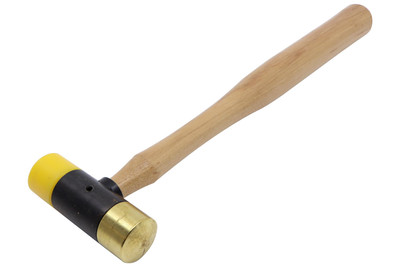 Fret Hammer 7/8'' diameter head w/ UHMW/Brass head - Guitar luthier hammer