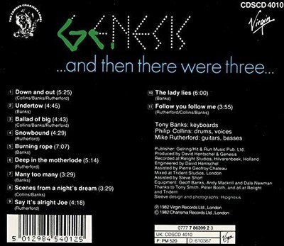 Genesis - And Then There Were Three - Genesis CD JMVG The Cheap Fast Free Post