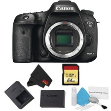 Canon EOS 7D Mark II DSLR Camera Body Only Basic Bundle International Model 