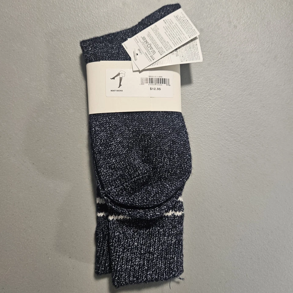 Calcetines bota Gap para mujer talla única rayas blancas azul marino nuevos Foto 2 de 4