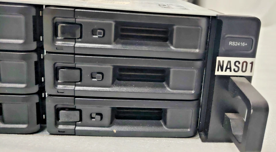 Synology RS2416+ Rackmount NAS |  5×8TB HDD | 12-Bay | 500W PSU - Image 3 of 4