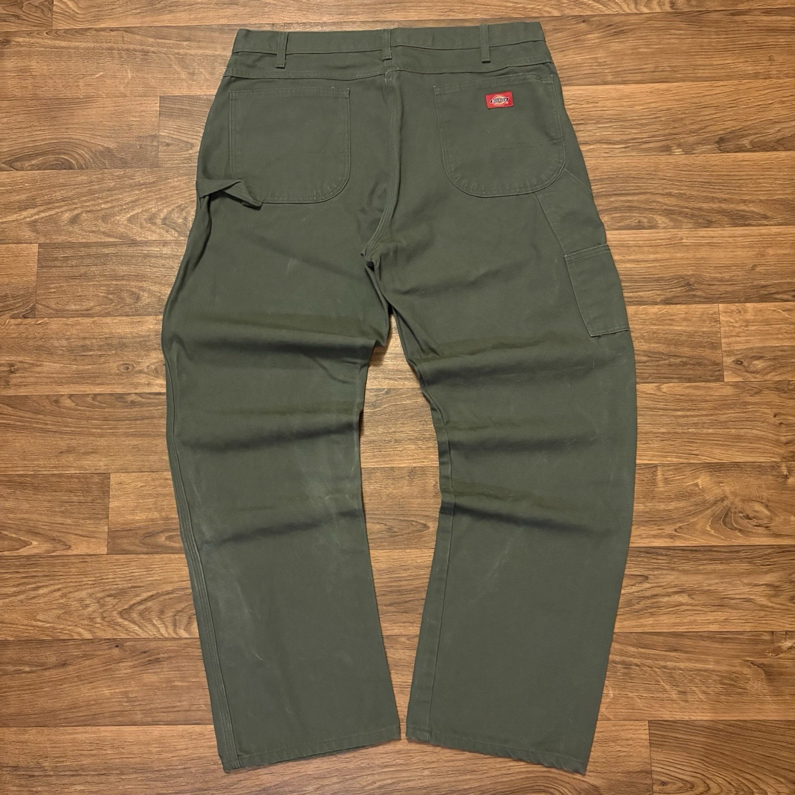 Rare Vintage Moss Green Dickies Carpenter Pants Men's image 2