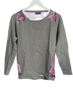 DIRK BIKKEMBERGS Sweatshirt Dames Sweat T EU 38 gris clair-violet