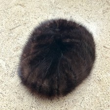 Vintage 50s Marche Precious Furs Mink Fur Pillbox Hat
