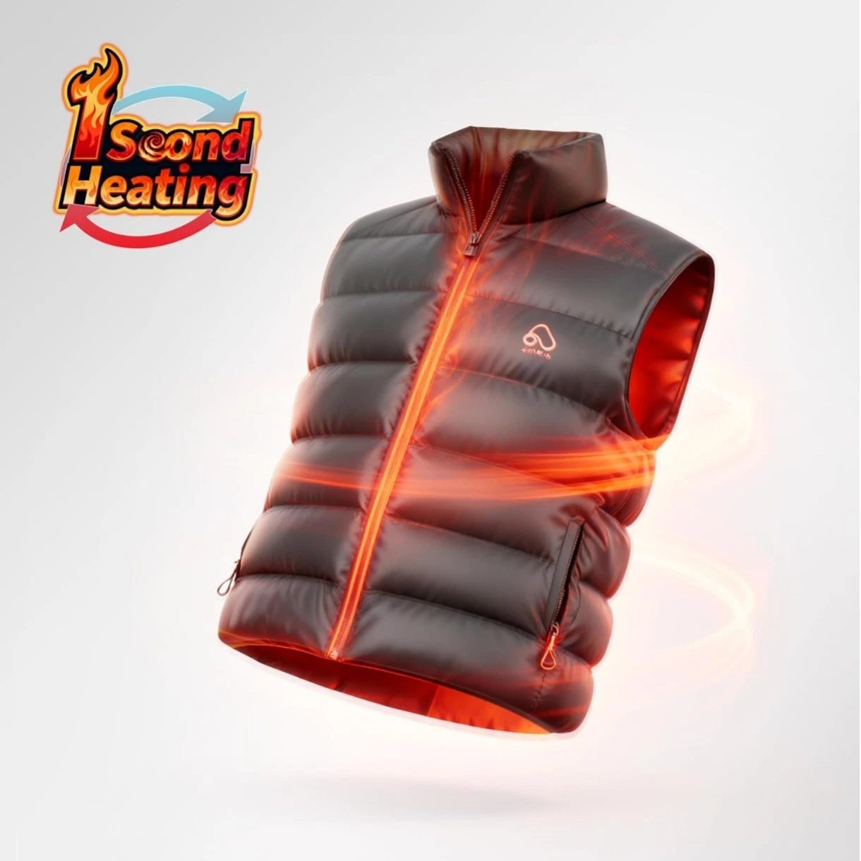 NEW AVIDIA Heated Vest for Women with Battery Pack, Rechargeable- Black- 2XL