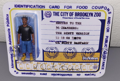 SUPER7 ODB -Ol' Dirty Bastard ReAction Figure Brooklyn Zoo Wu-Tang Clan NEW!