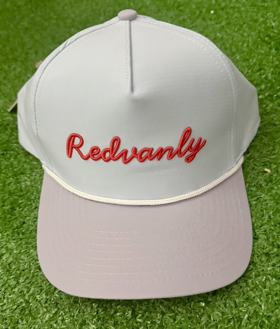Adult Redvanly 5 Panel Golf Hat NWT Authentic Lightweight Sky blue Adjustable