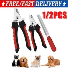Pet Dog Cat Stainless Steel Professional Nail Toe Trimmer Clipper Grooming Tool