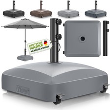 tillvex  Sonnenschirmständer Rollen 56kg Sch...