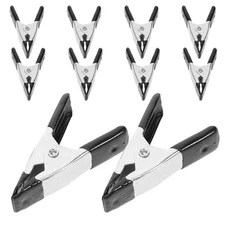 10pcs Mini Spring Clamps Versatile Metal Clips For Photos Woodworking Backdrop