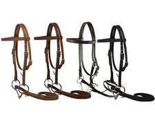 Pony Leather Bridle w/ Twisted Wire O-Ring Snaffle Bit