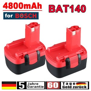 2x Bosch Original BAT140 Akku 14,4V 4,8Ah NiMH –  Produktbild-Vorschau 4