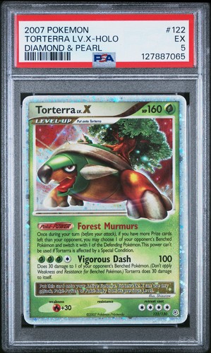Torterra LV.X graded PSA 5 for sale on eBay