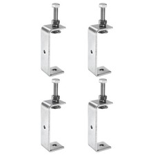 4pcs 304 Stainless Steel C Clamps 3.94" (100mm) Wide Jaw Opening Wood Clamps
