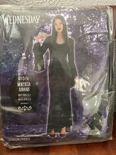 Costume, Female, Wednesday, Morticia Addams, Adult S 2-4 NIP