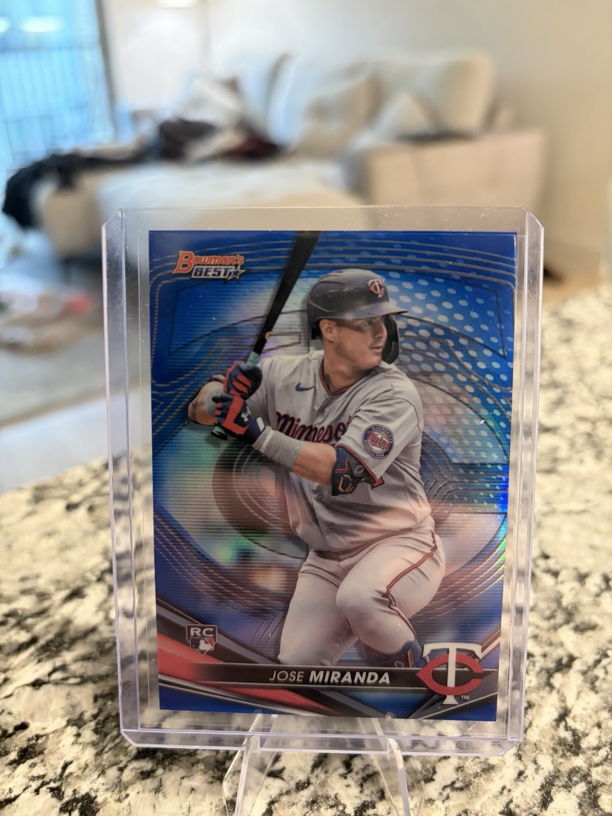 2022 Bowman's Best - Jose Miranda #59 Blue Refractor /150 (RC)