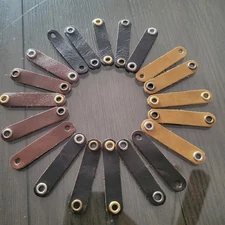 Handmade Leather Pocket Watch Bow Protector Strap / FOB Your Choice of Colors