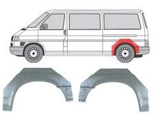 Für Volkswagen Transporter T4 1990- 2003 Radlauf reparatur blech/ Lang/ Satz L+R