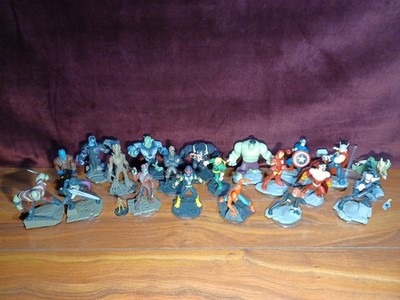 Disney Infinity 2.0 Lot 20 Figures Marvel Hulk Iron Man Spiderman Venom Guardian