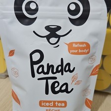 Panda Tea Thé glacé bio Pêche 28 sachets 42 g DDM 28/07/2029
