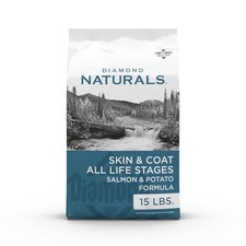 Diamond Naturals Salmon & Potato Dry Dog Food, Healthy Skin & Coat, 15lb 3.99 per pound