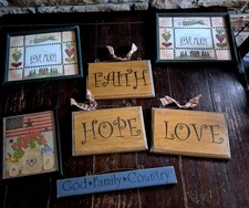 Lot Of Primitive Americana Art