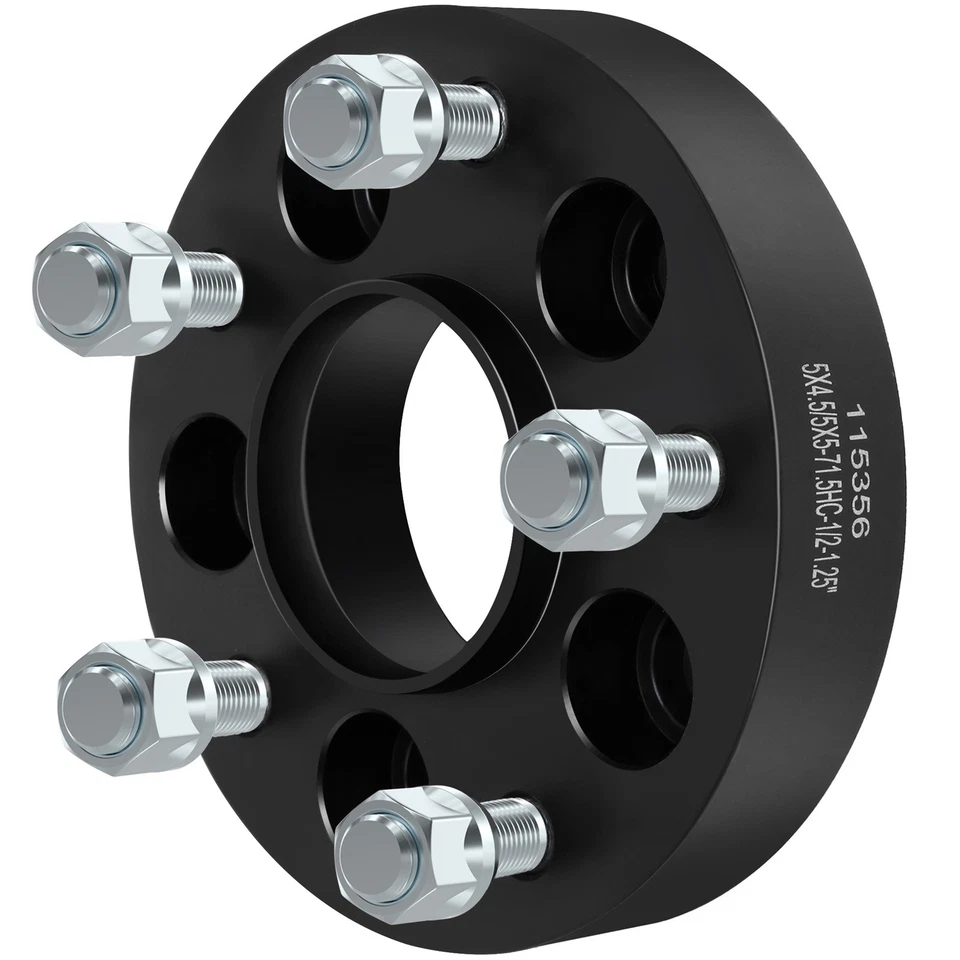4X 1.25" 71.5mm 5x4.5 to 5x5 Hubcentric Wheel Spacers 5 Lug For Jeep Cherokee Foto 2 de 4