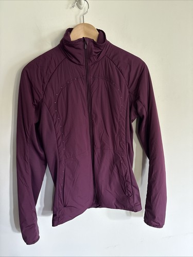 Lululemon Run for Cold Jacket Define Track Plum Sz 6 Athleisure