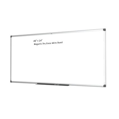TOWON Magnetic Dry Erase Board White Board, Silver Aluminium Frame, Whiteboar...