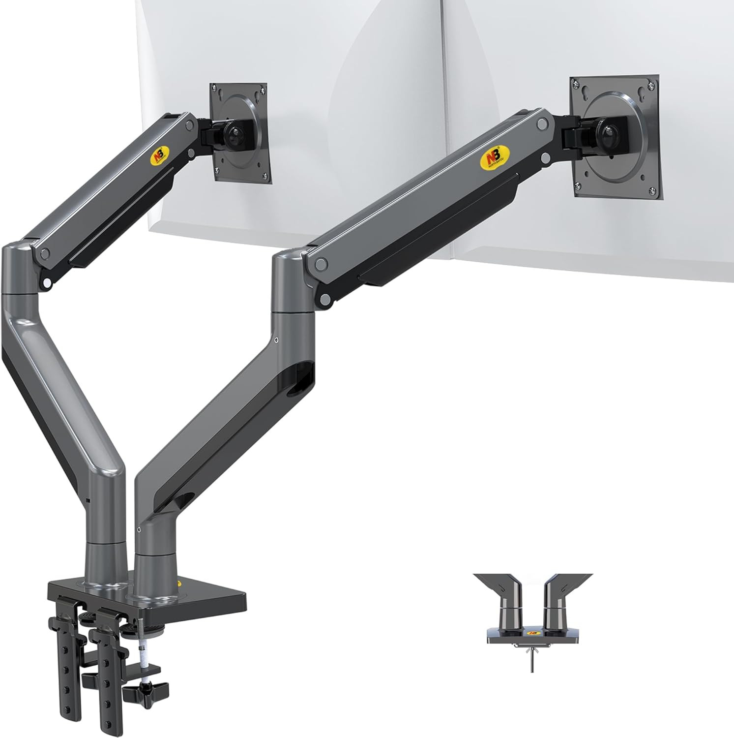 NB North Bayou Dual Monitor Arm Ultra Wide Full Motion Swive