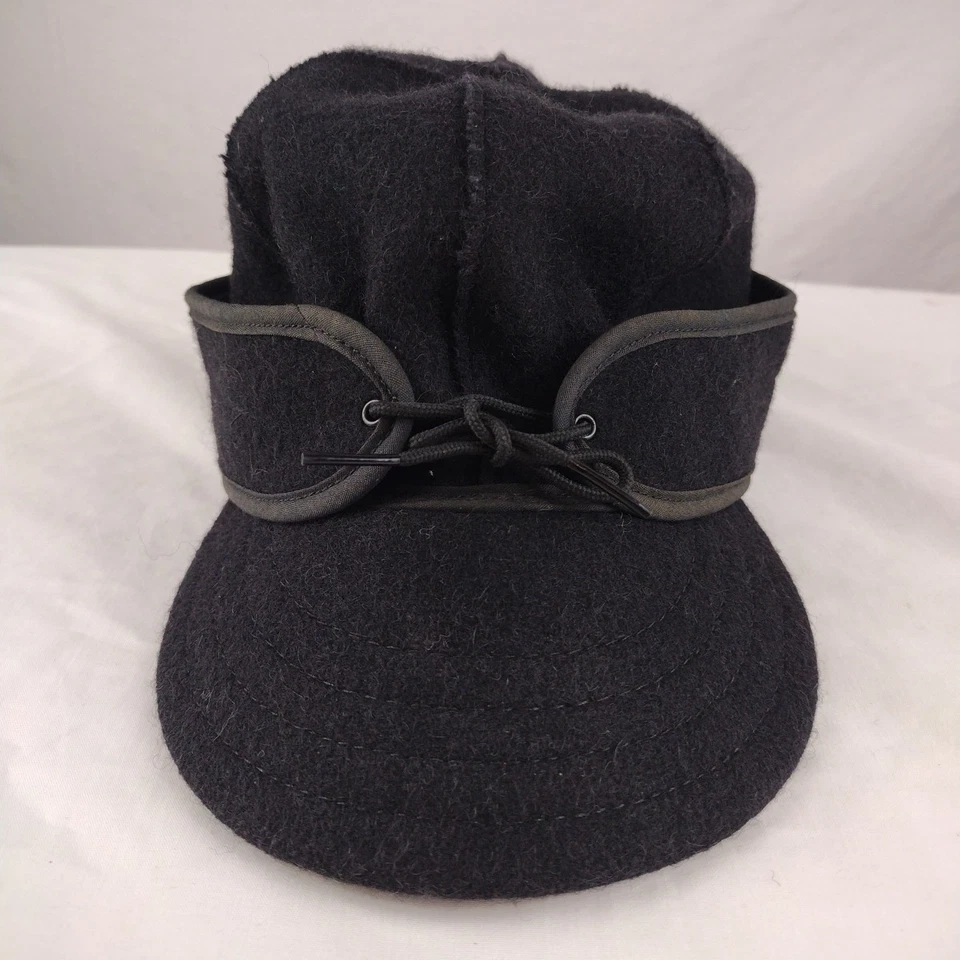 Gorra Stormy Kromer 7 1/4 Blizzard Kap negra de lana Foto 2 de 4