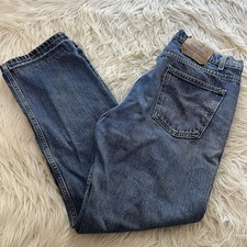 Vintage 90s Levi's Jeans 505 Orange Tab Made In USA Distressed Men’s 36x30 34x30