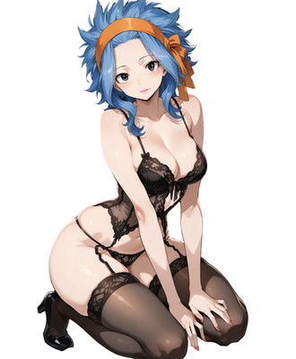 Levy McGarden Fairy Tail Anime Waifu Sticker 6'' Car Decal Weatherproof