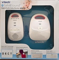 VTech Safe & Sound Digital Audio Baby Monitor Boxed BM1000 - Tested and Working