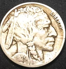 1925 P 5C INDIAN HEAD BUFFALO NICKEL EARLY US TYPE COIN  INDIAN HEAD
