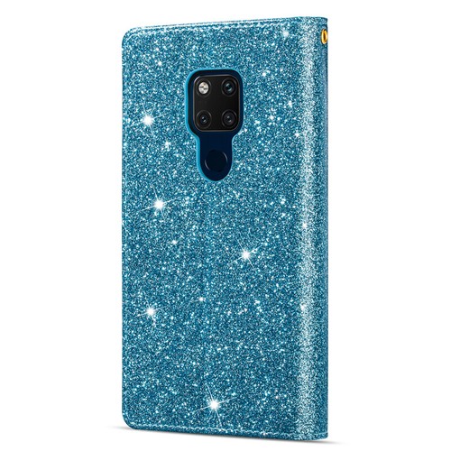 Glitter Wallet Case Zip Card Slot Flip Cover for Huawei Mate20 Pro 10 Lite Y6 Y7 - Picture 5 of 33