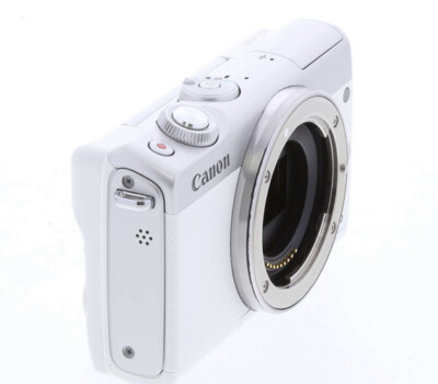 Canon EOS M100 24.2MP Digital Camera Body Set - White Made