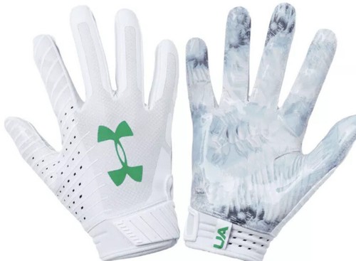UNDER ARMOUR Spotlight Limited Edition Football Gloves White Jade Size SMALL - Picture 5 of 12