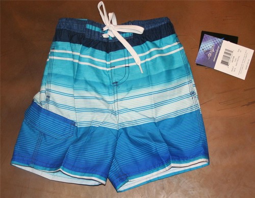 Kanu Surf Jungen Echo schnell trocknend UPF 50+ Badehose 4T Victor Marineblau NEU Neu mit Etikett Streifen - Bild 3 von 6