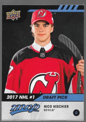 17/18 MVP #1 Draft Pick Rookie Nico Hischier DP-1 Devils UK