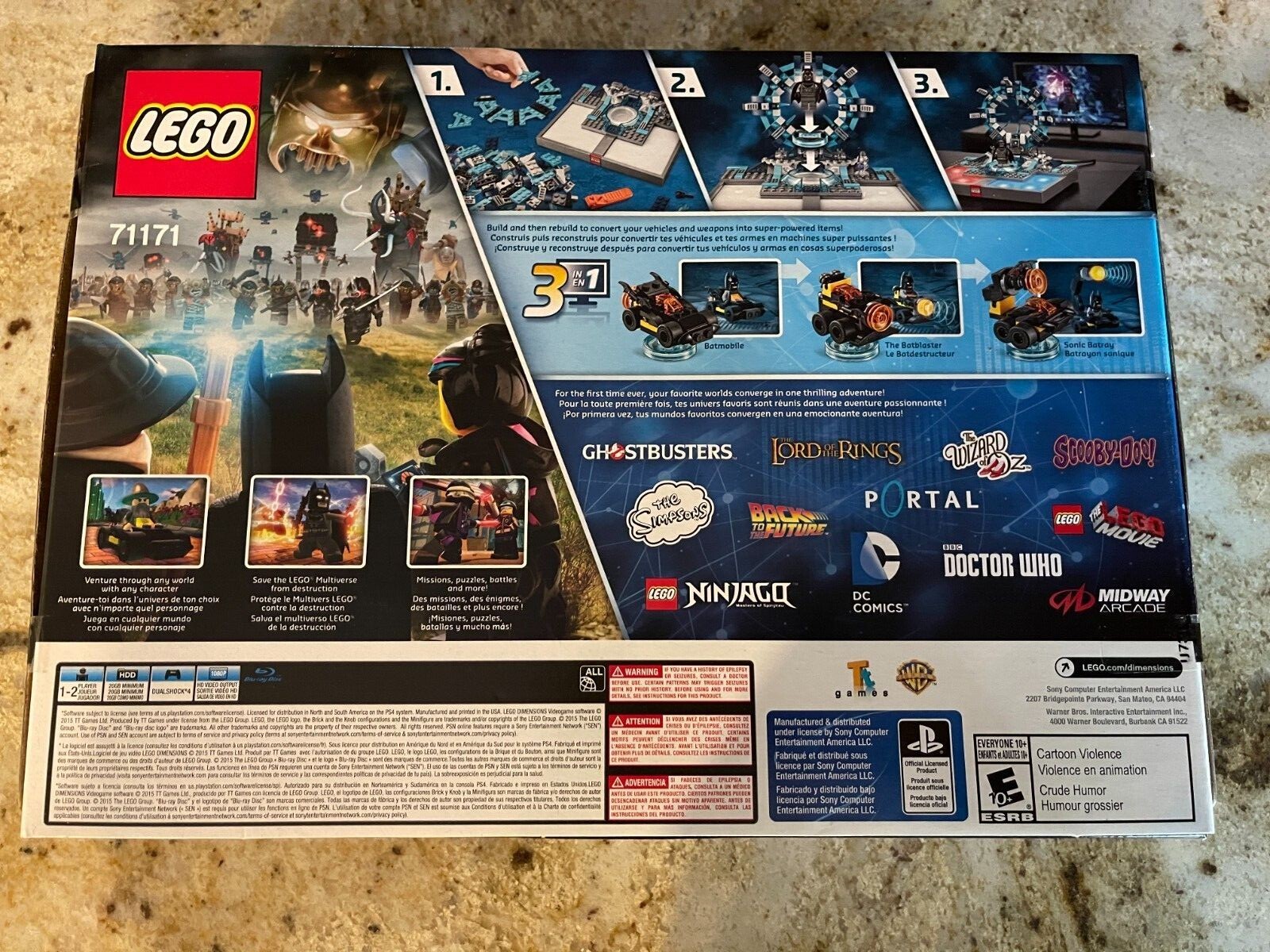 LEGO DIMENSIONS PS4 from STARTER PACK ONLY GAME + FREE BONUS POSTER NEW  SEALED