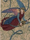 Christmas Angel 👼 Tapestry Wallhanging Door Holiday Decoration 35x9”