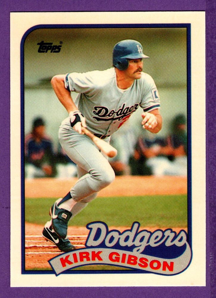 Kirk Gibson #340 Baseball Cards 1989 Topps Tiffany trading card — raw and PSA graded price guide