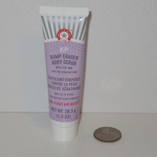 NEW First Aid Beauty KP Bump Eraser Body Scrub w/ 10 AHA 1oz 28.3g Travel Size