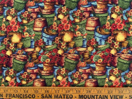 Vintage Cotton Quilt Fabric Grandma's Keepsakes Anna Krajewski to SSI by 1/2Yard - Picture 2 of 3