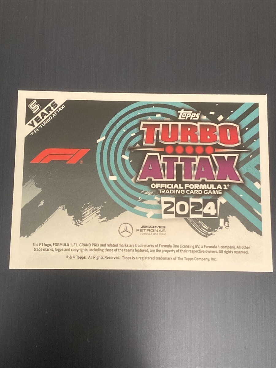 18パック Topps Formula 1 2024 Turbo Attax Amazon.com: Topps Turbo Attax Formula 1 2024 - Mega